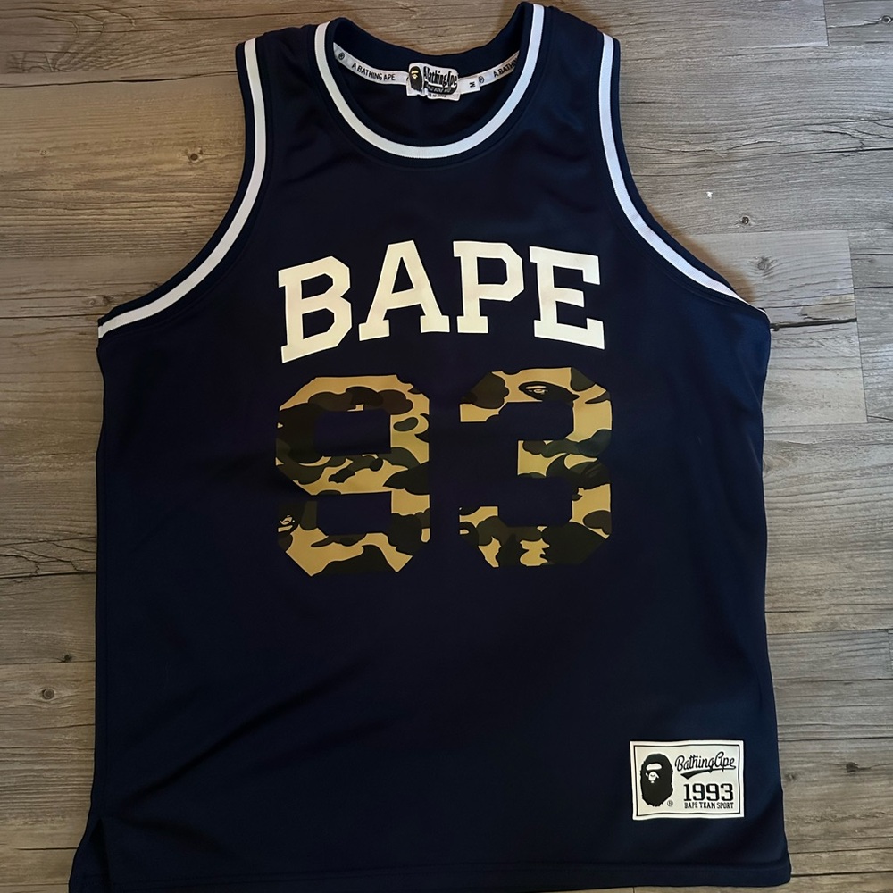 Bape Basketball Jersey Size Medium A Bathing Ape